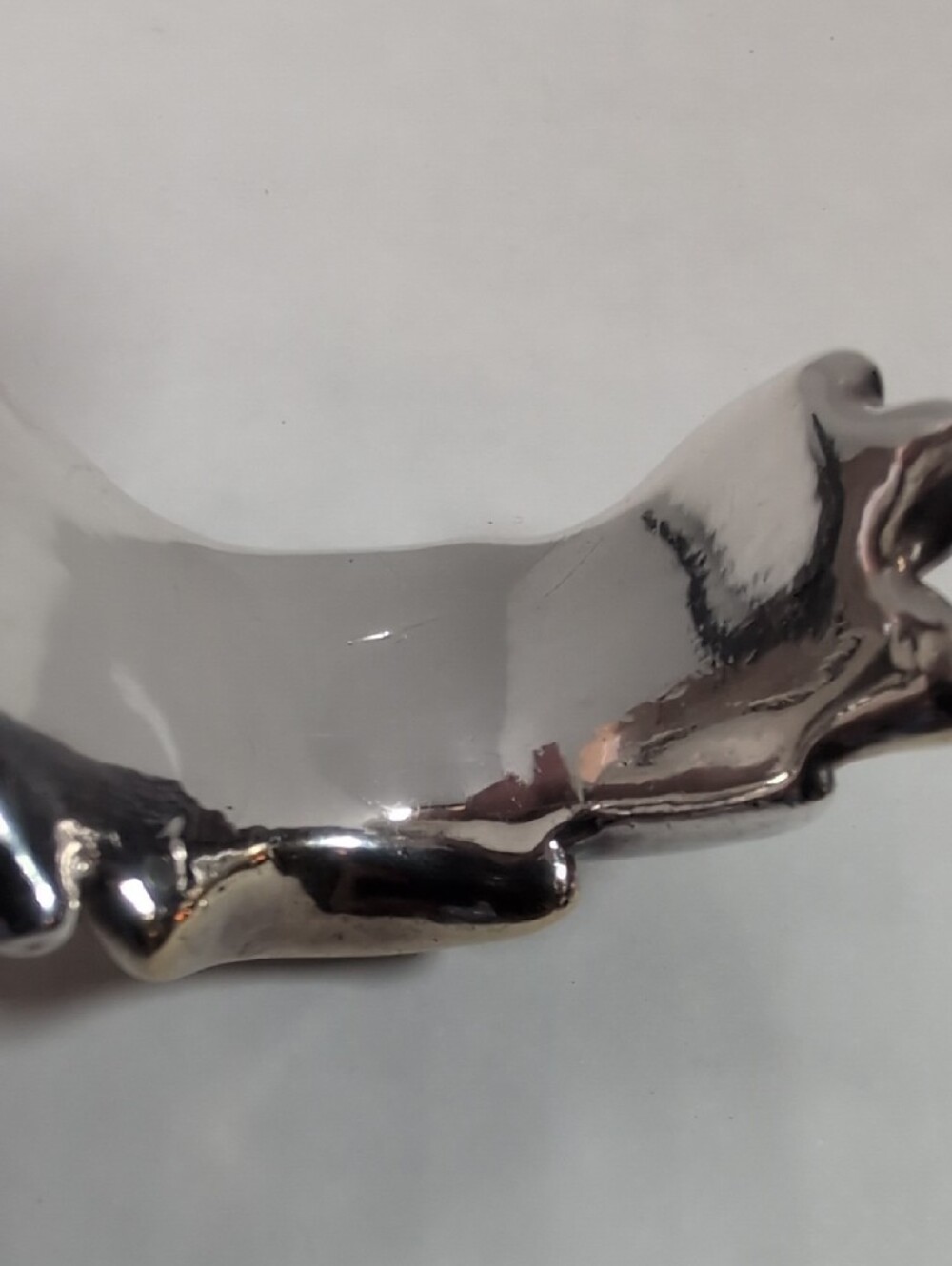 Vintage Orit Schatzman O.S. 925 Sterling Silver Two-Tone Sculpture - Picture 8 of 10